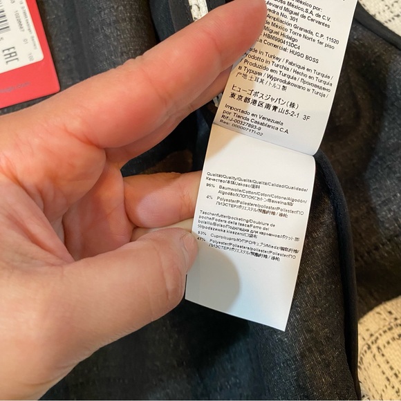 NEW Hugo Boss Tweed White and Black Jacket Size 2 (UK Size 6) - Picture 14 of 14